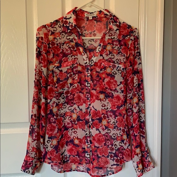express floral portofino shirt